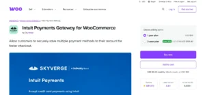 WooCommerce Intuit Payments Gateway