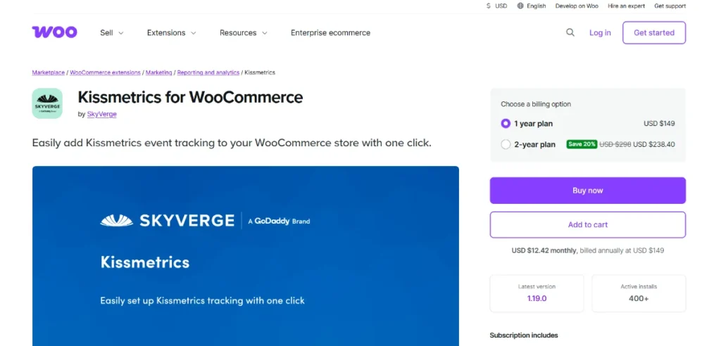 WooCommerce Kissmetrics