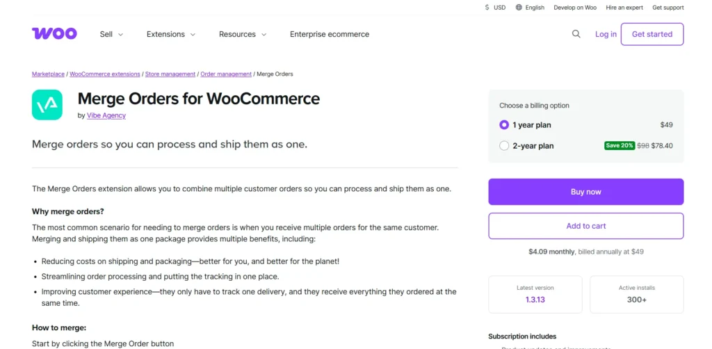 WooCommerce Merge Orders
