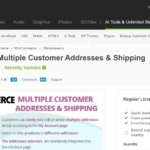 WooCommerce Multiple Customer Addresses & Shipping