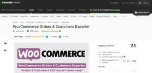 WooCommerce Orders & Customer exporter