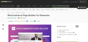 WooCommerce Page Builder For Elementor