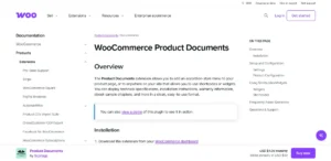 WooCommerce Product Documents