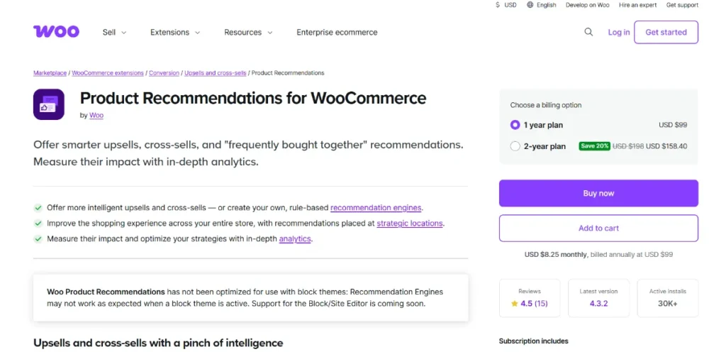 WooCommerce Product Recommendations