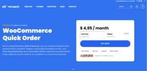 WooCommerce Quick Order