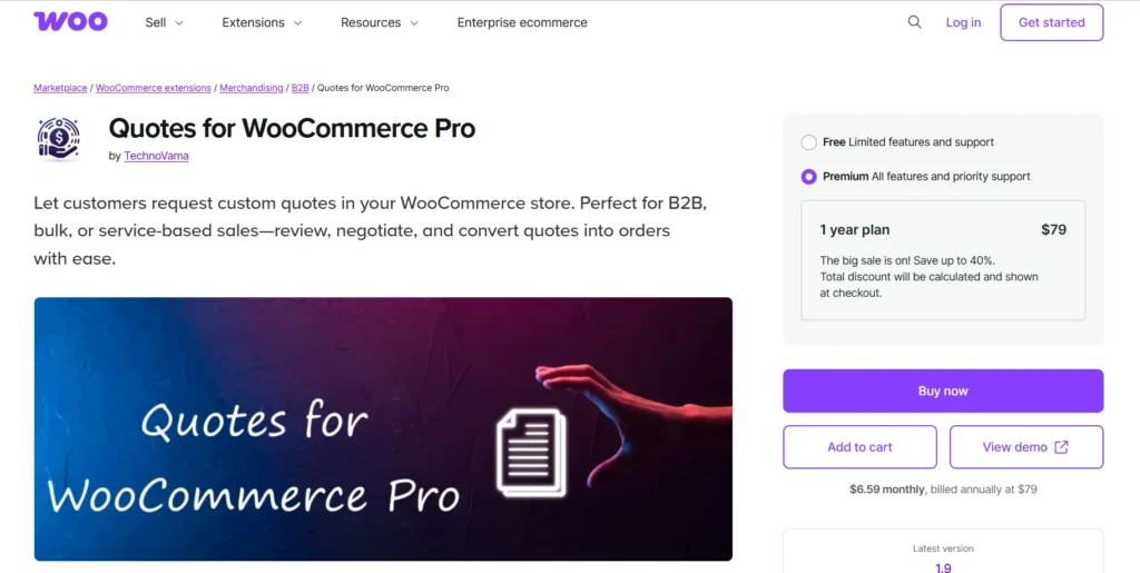 WooCommerce Quote