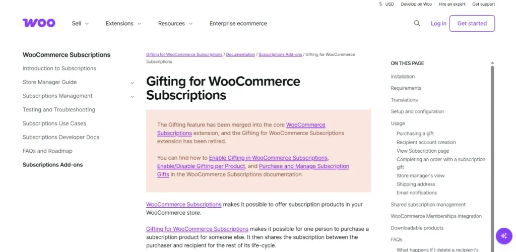 WooCommerce Subscriptions Gifting