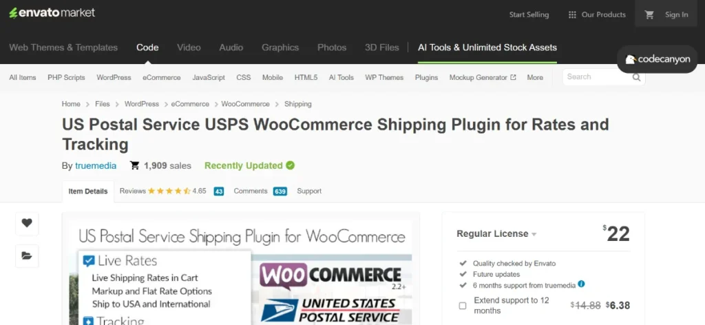 WooCommerce US Postal Service Webservice Method