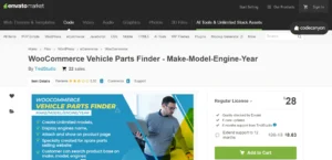 WooCommerce Vehicle Parts Finder – Year/Make/Model/Engine/Category/Keyword