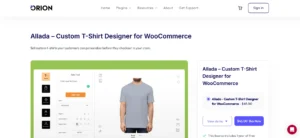 Woocommerce custom tshirt designer