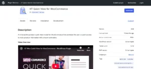 XT Quick View for WooCommerce