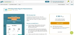 YITH Easy Order Page for WooCommerce