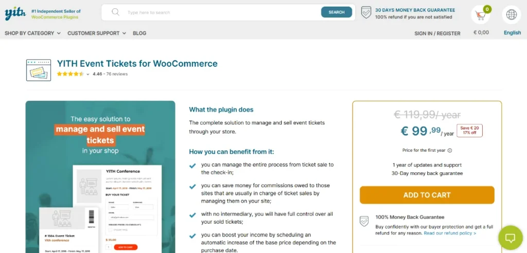 YITH Event Tickets for WooCommerce Premium