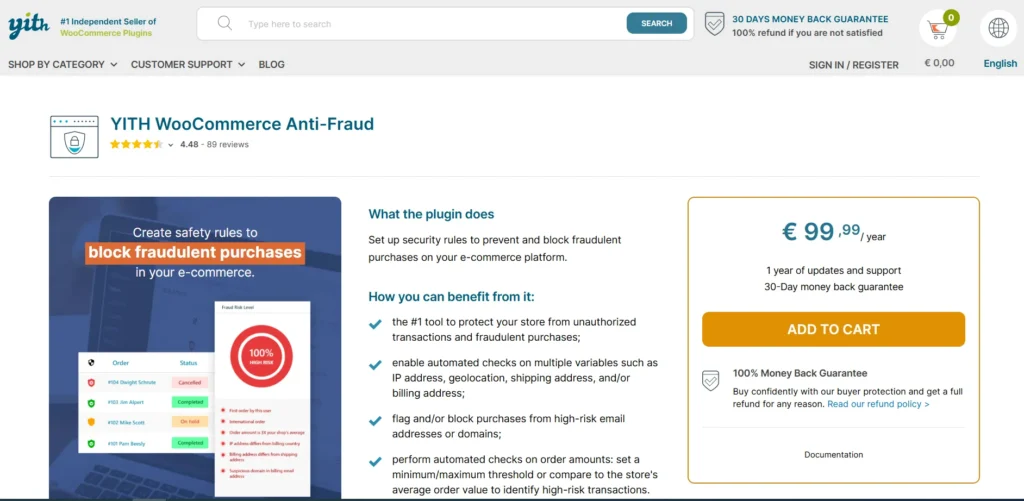 YITH WooCommerce Anti-Fraud Premium