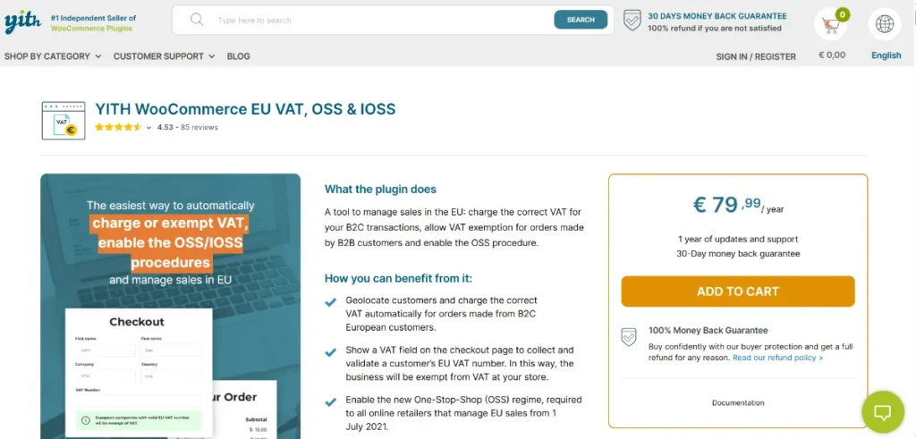 YITH WooCommerce EU VAT, OSS & IOSS Premium