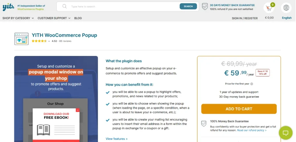 YITH WooCommerce Popup Premium