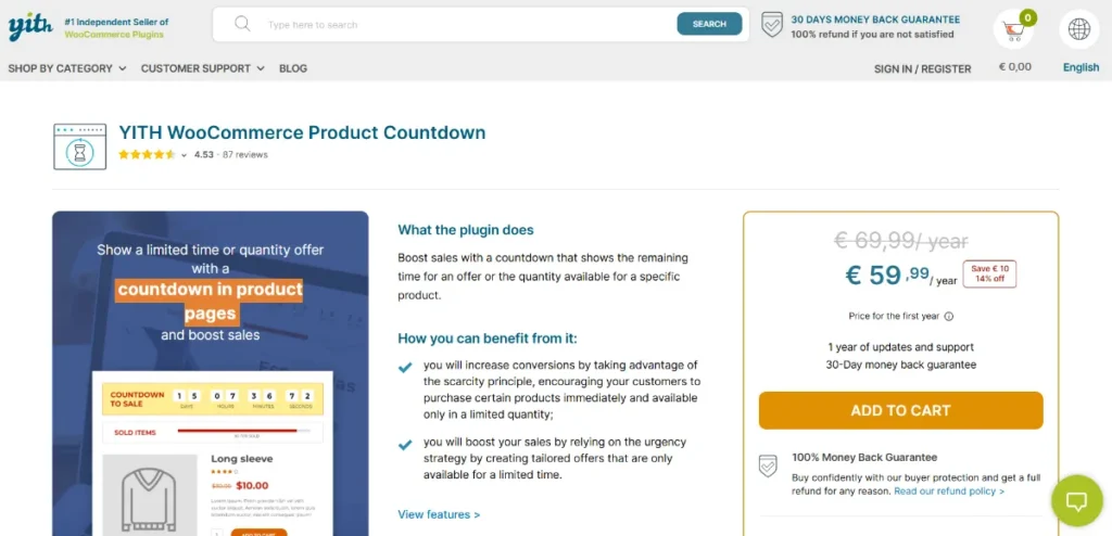 YITH WooCommerce Product Countdown Premium