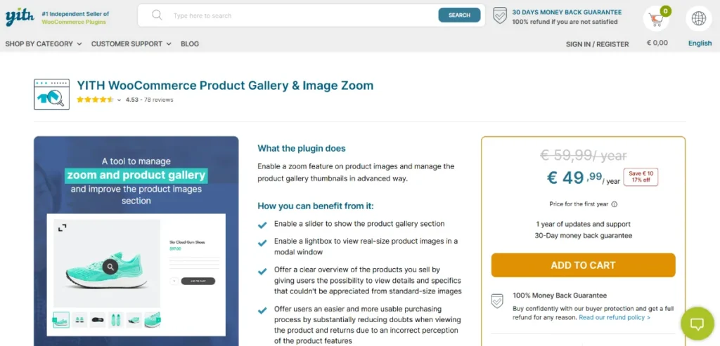 YITH WooCommerce Product Gallery & Image Zoom Premium