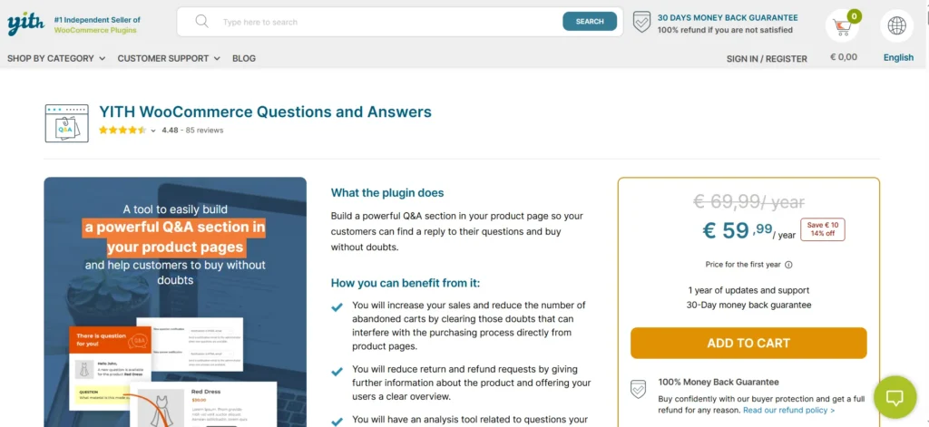 YITH WooCommerce Questions and Answers Premium
