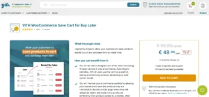 YITH WooCommerce Save for Later Premium