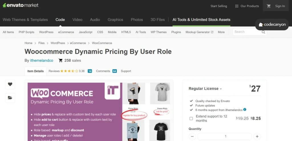 iThemeland WooCommerce Dynamic Prices By User Role Plugin