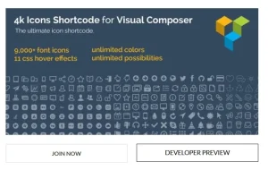 4k Icon Fonts for WPBakery Page Builder