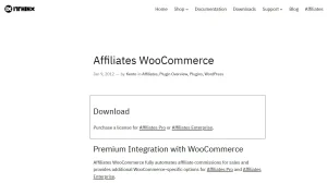 Affiliates WooCommerce Integration