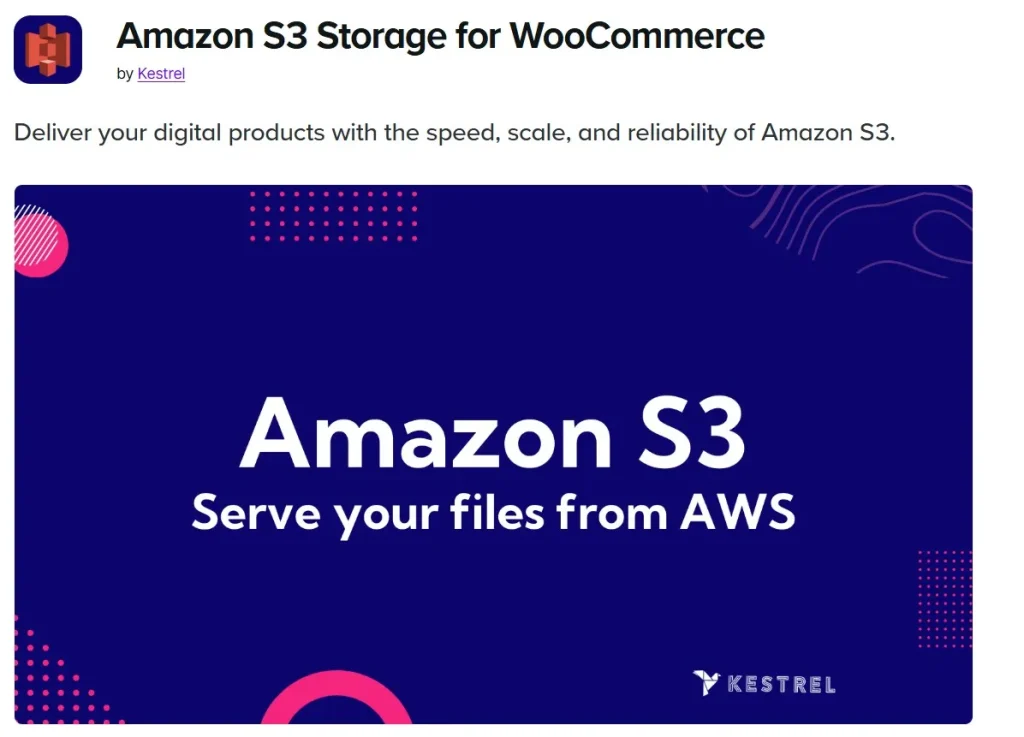 Amazon S3 Storage for WooCommerce