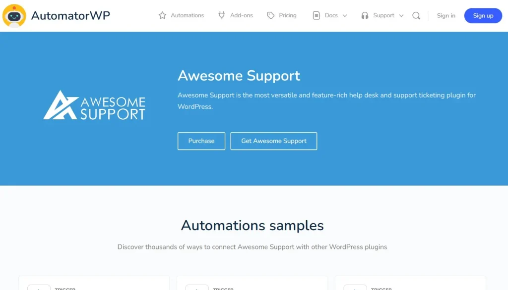 AutomatorWP – Awesome Support