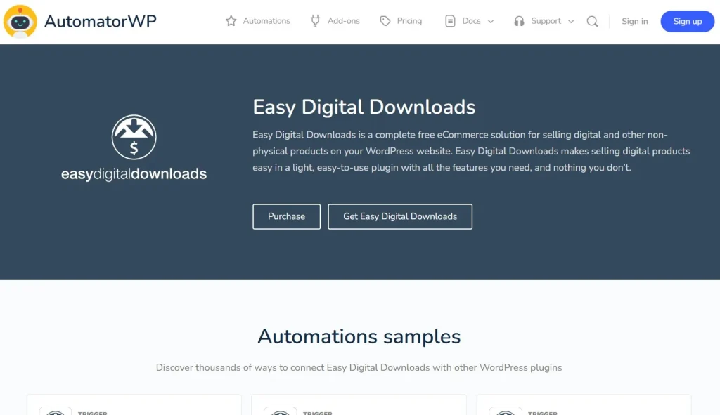 AutomatorWP – Easy Digital Downloads