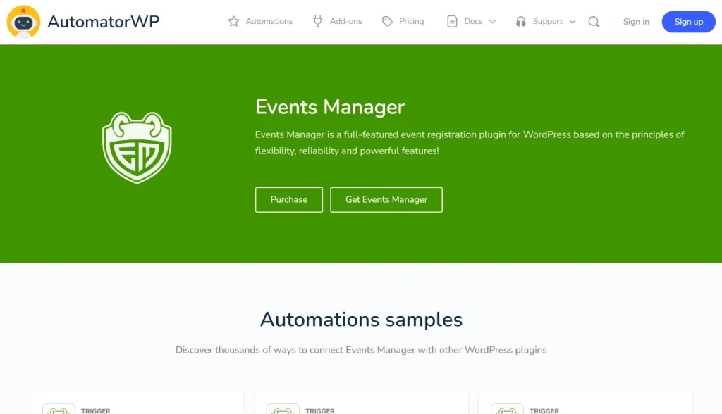 AutomatorWP – Events Manager
