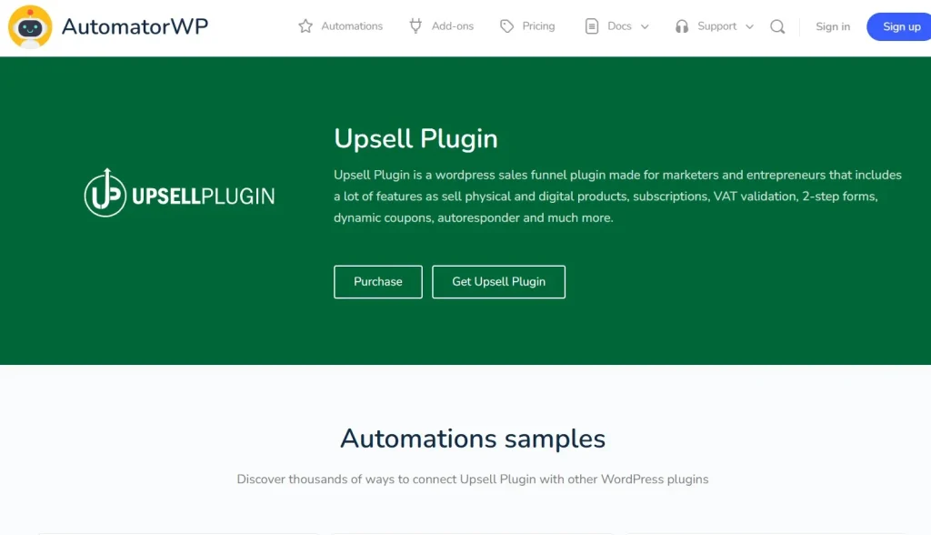 AutomatorWP – Upsell Plugin