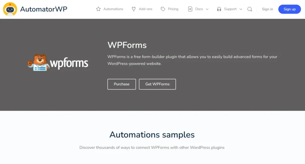 AutomatorWP – WPForms