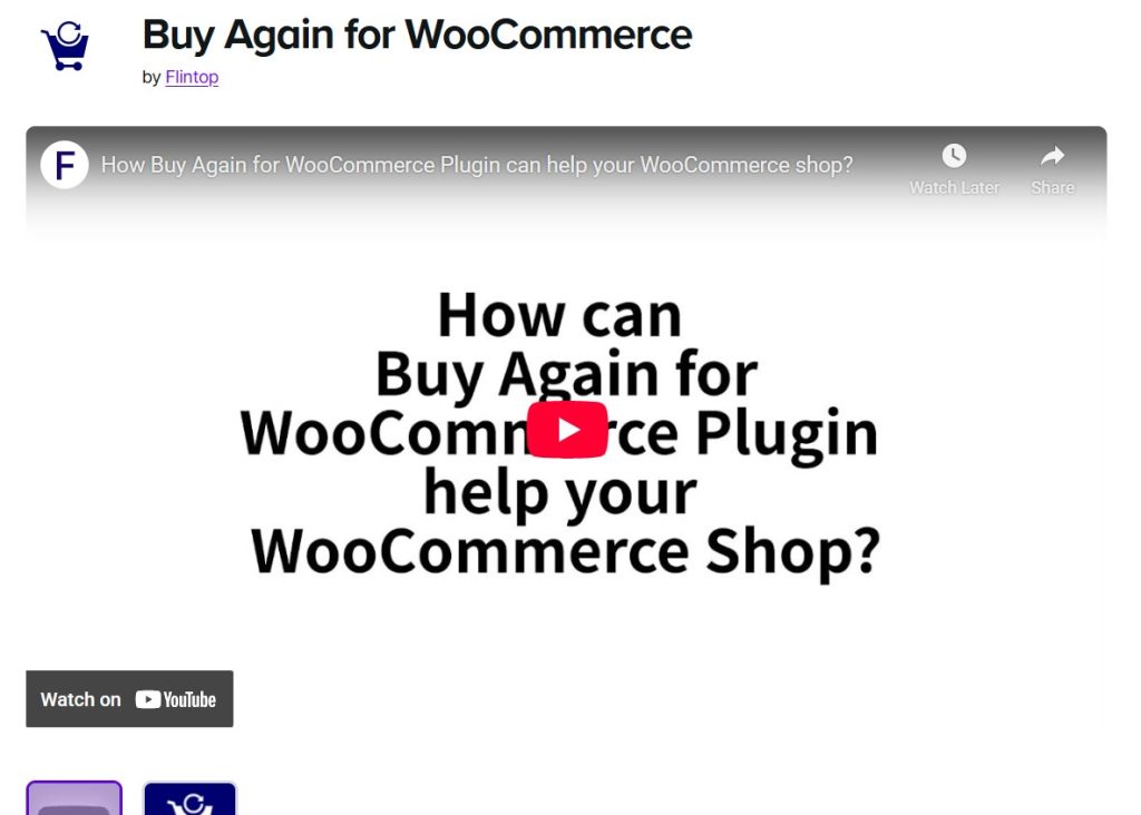 Buy Again for WooCommerce