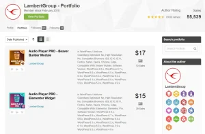 Clever – HTML5 Radio Player With History – Elementor Widget