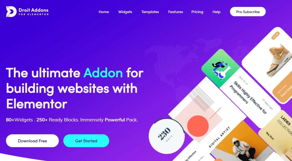 Droit Elementor Addons Pro