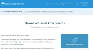 Easy Digital Downloads – Download Email Attachments