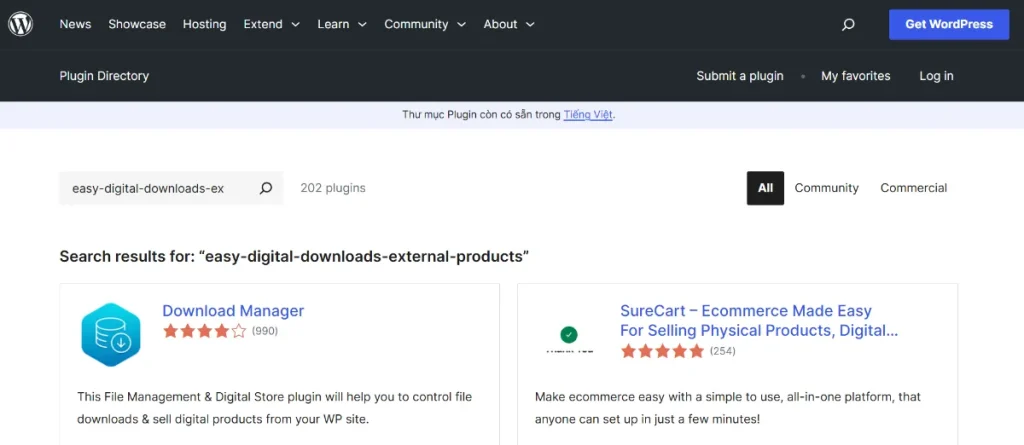 Easy Digital Downloads – External Products