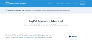 Easy Digital Downloads – PayPal Payments Advanced