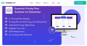Essential Pricing Plan Switcher for Elementor