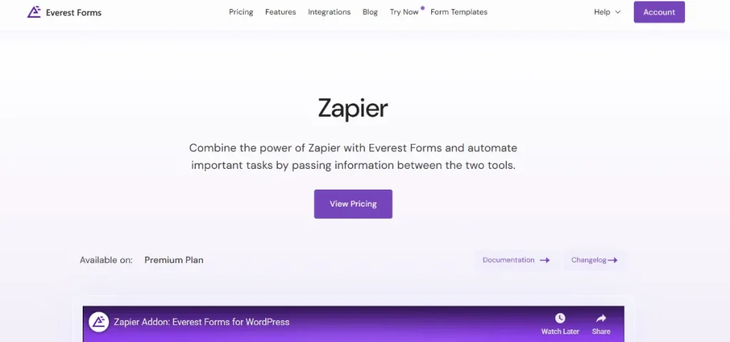 Everest Forms – Zapier