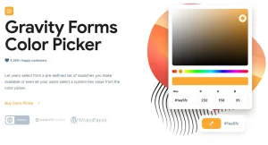 Gravity Forms Color Picker
