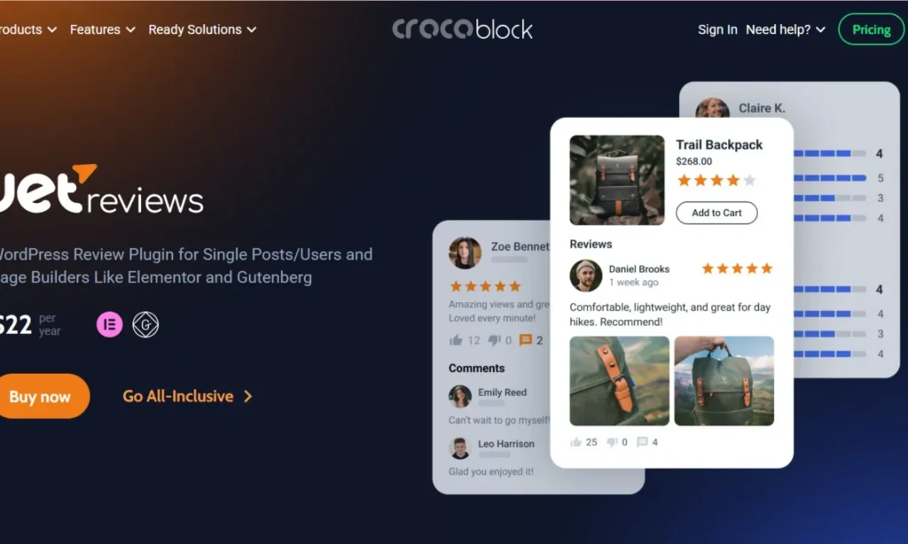 JetReviews For Elementor