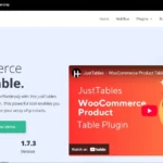 JustTables Pro – WooCommerce Product Table