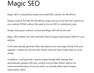 Magic SEO
