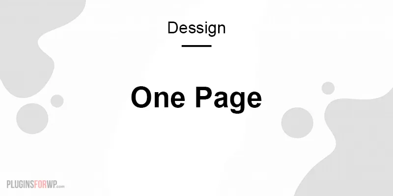 One Page Responsive WordPress Theme