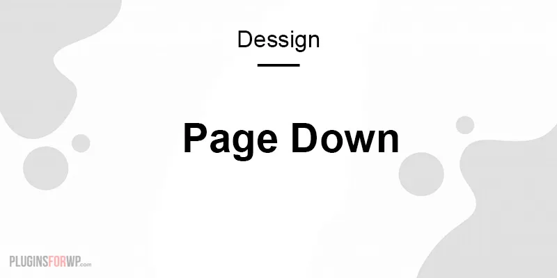 Page Down Responsive WordPress Theme