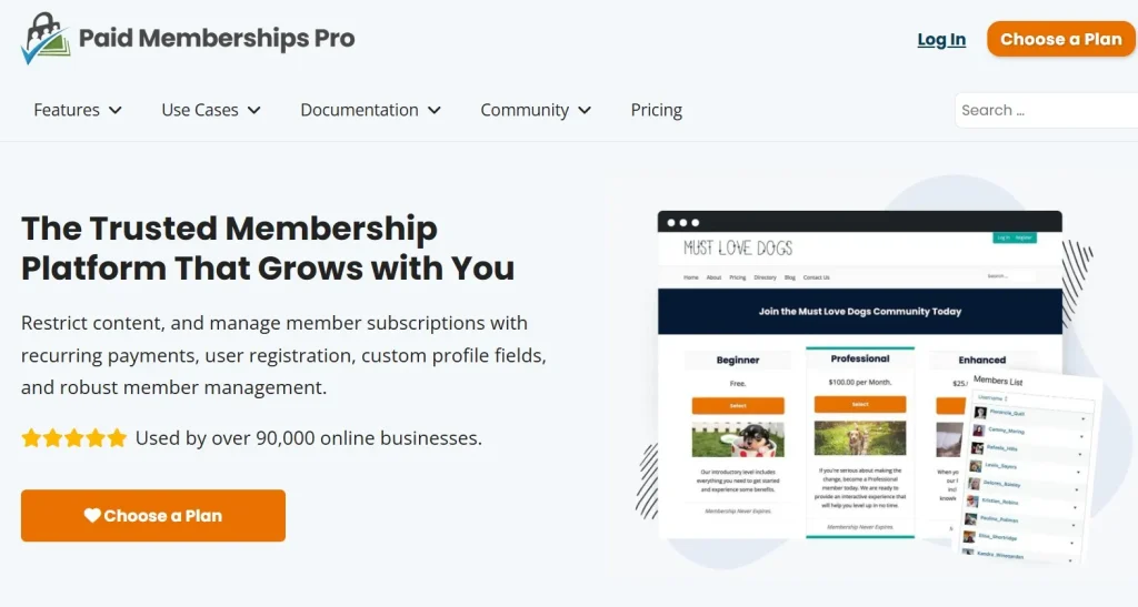 Paid Memberships Pro