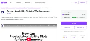 Product Availability Slots for WooCommerce