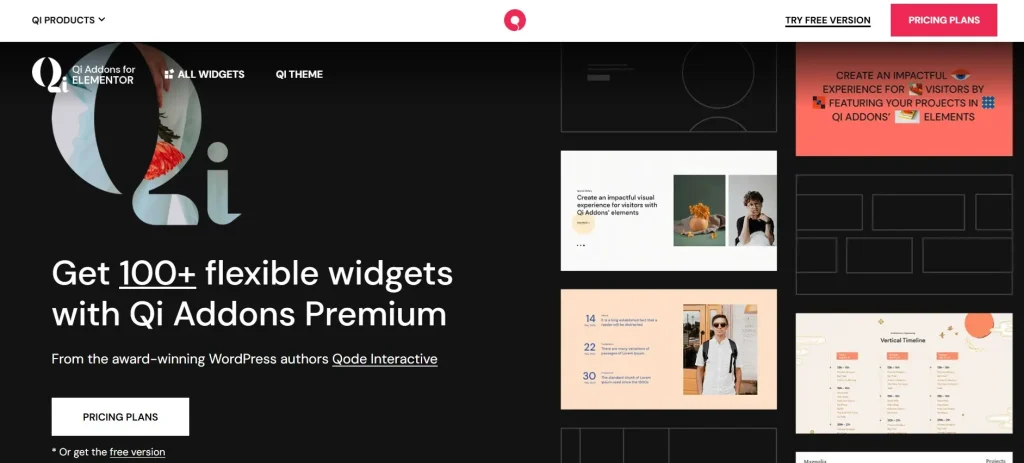 Qi Addons for Elementor Premium